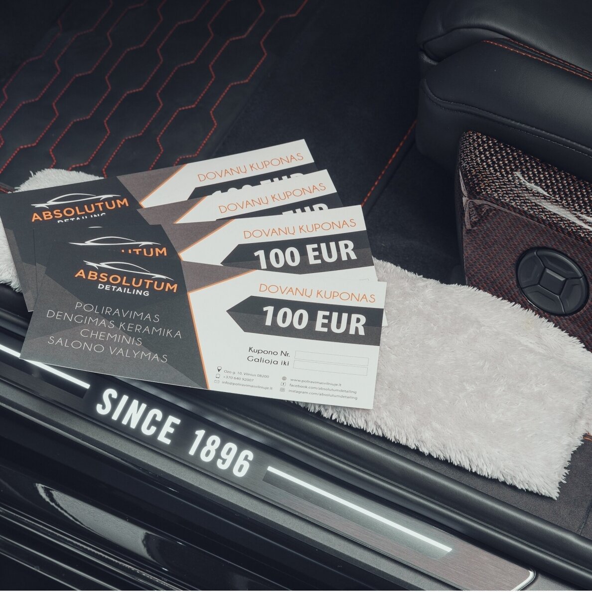Absolutum Detailing dovanų kuponas – premium dovana išskirtiniam žmogui 1
