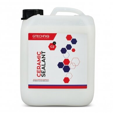 Apsauginė danga automobilio kėbului Ceramic Sealant C2 Gtechniq 5 l Apsauginė danga automobilio kėbului Ceramic Sealant C2 Gtechniq 5 l