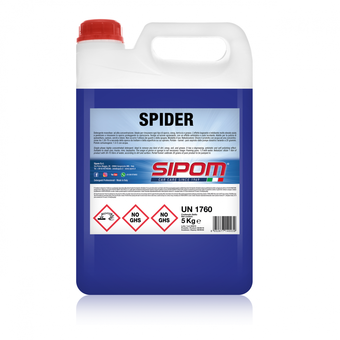 Bekontaktis ploviklis SPIDER SIPOM 5 kg