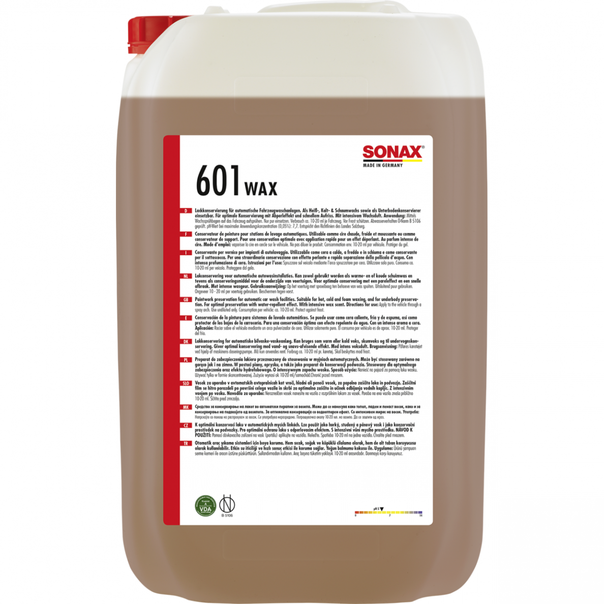 SONAX WAX 25L SONAX WAX 25L