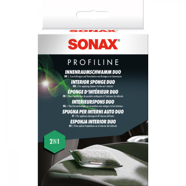 Double-sided sponge for interior cleaning SONAX PROFILINE Double-sided sponge for interior cleaning SONAX PROFILINE