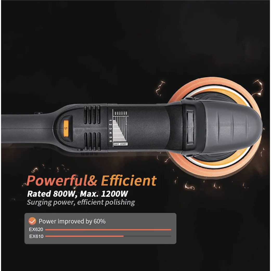 EX620 electric random orbital polisher, 21mm orbit SHINE MATE 1 EX620 electric random orbital polisher, 21mm orbit SHINE MATE 1