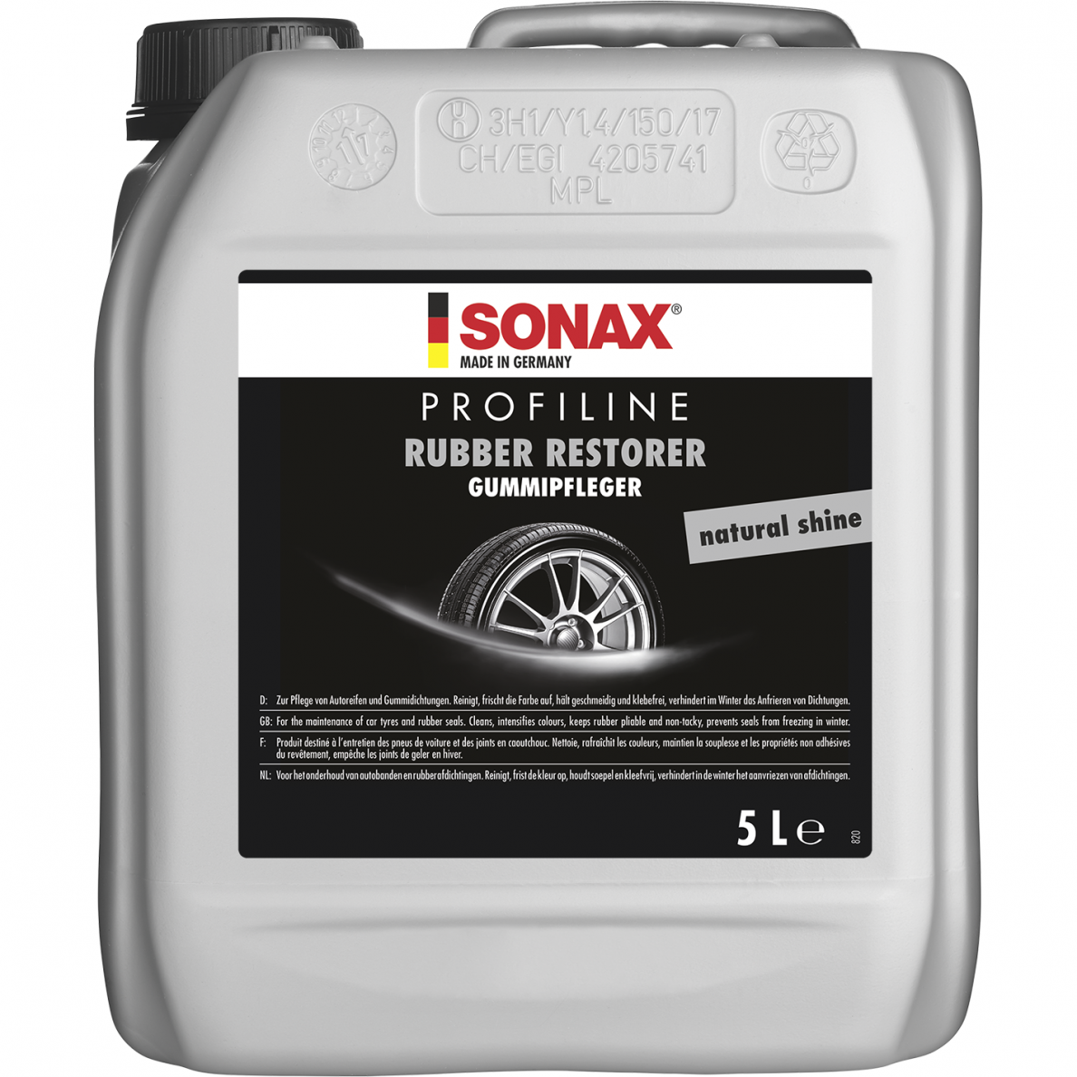 SONAX PROFILINE Rubber Restorer 5L SONAX PROFILINE Rubber Restorer 5L