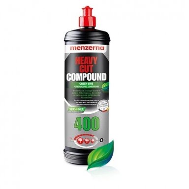 Heavy Cut Compound 400 GREEN LINE vieno žingsnio poliravimo pasta Menzerna 1 kg Heavy Cut Compound 400 GREEN LINE vieno žingsnio poliravimo pasta Menzerna 1 kg