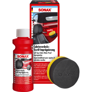 Kabrioleto stogo ir tekstilės impregnavimo priemonė, SONAX 250ml Kabrioleto stogo ir tekstilės impregnavimo priemonė, SONAX 250ml