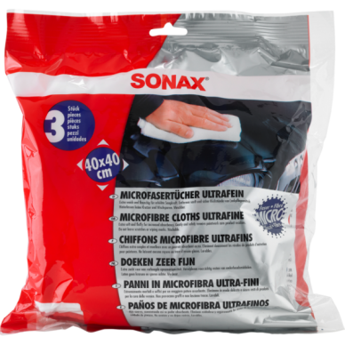 Mikropluošto servetėlė Ultrafine (3 vnt) SONAX 2