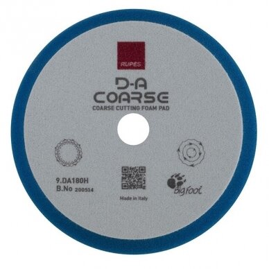 High performance coarse cutting foam pad – D-A COARSE Rupes 180 mm 1