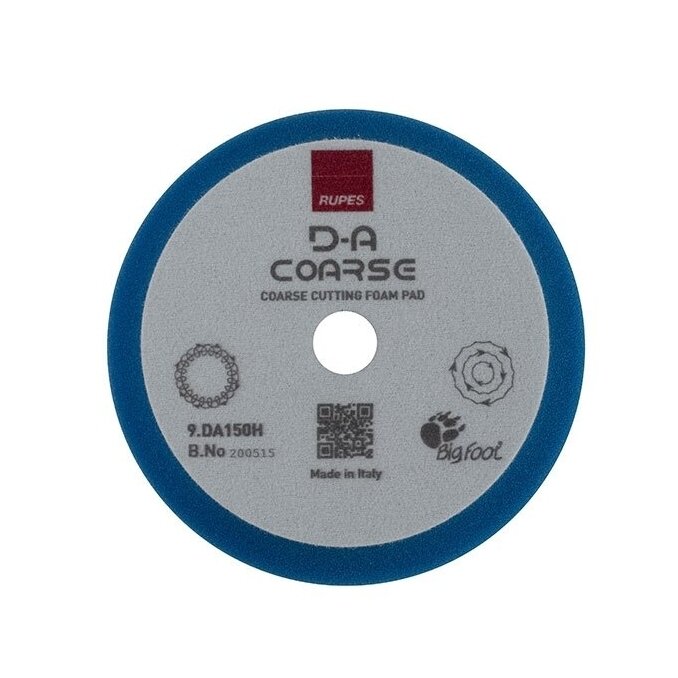 High performance coarse cutting foam pad – D-A COARSE Rupes 150 mm 1 High performance coarse cutting foam pad – D-A COARSE Rupes 150 mm 1