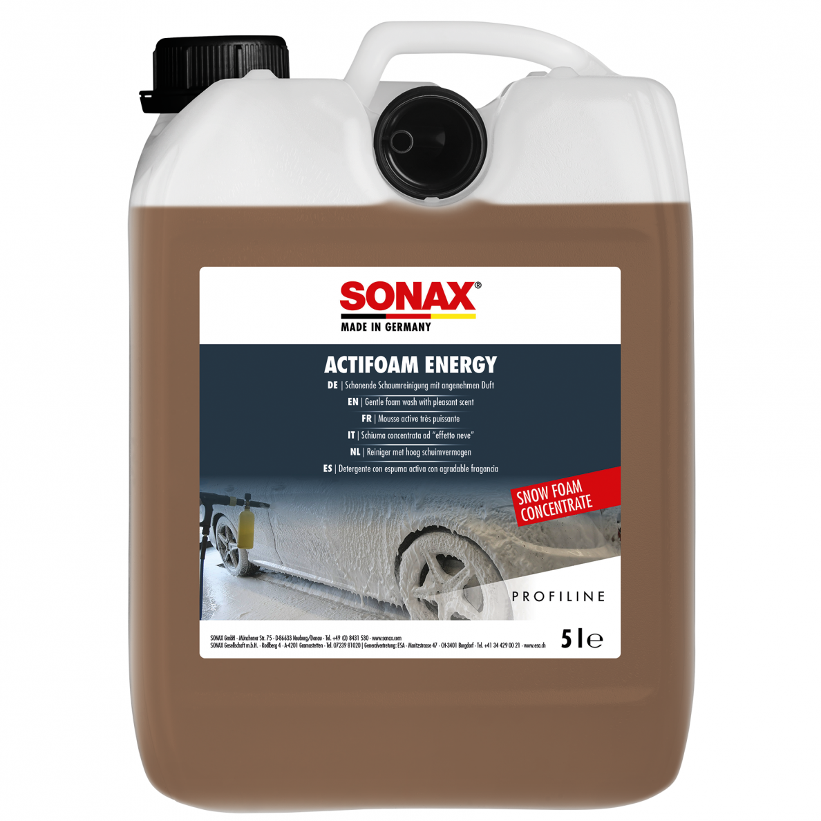 Profile active foam "Active Foam Energy", 5L SONAX