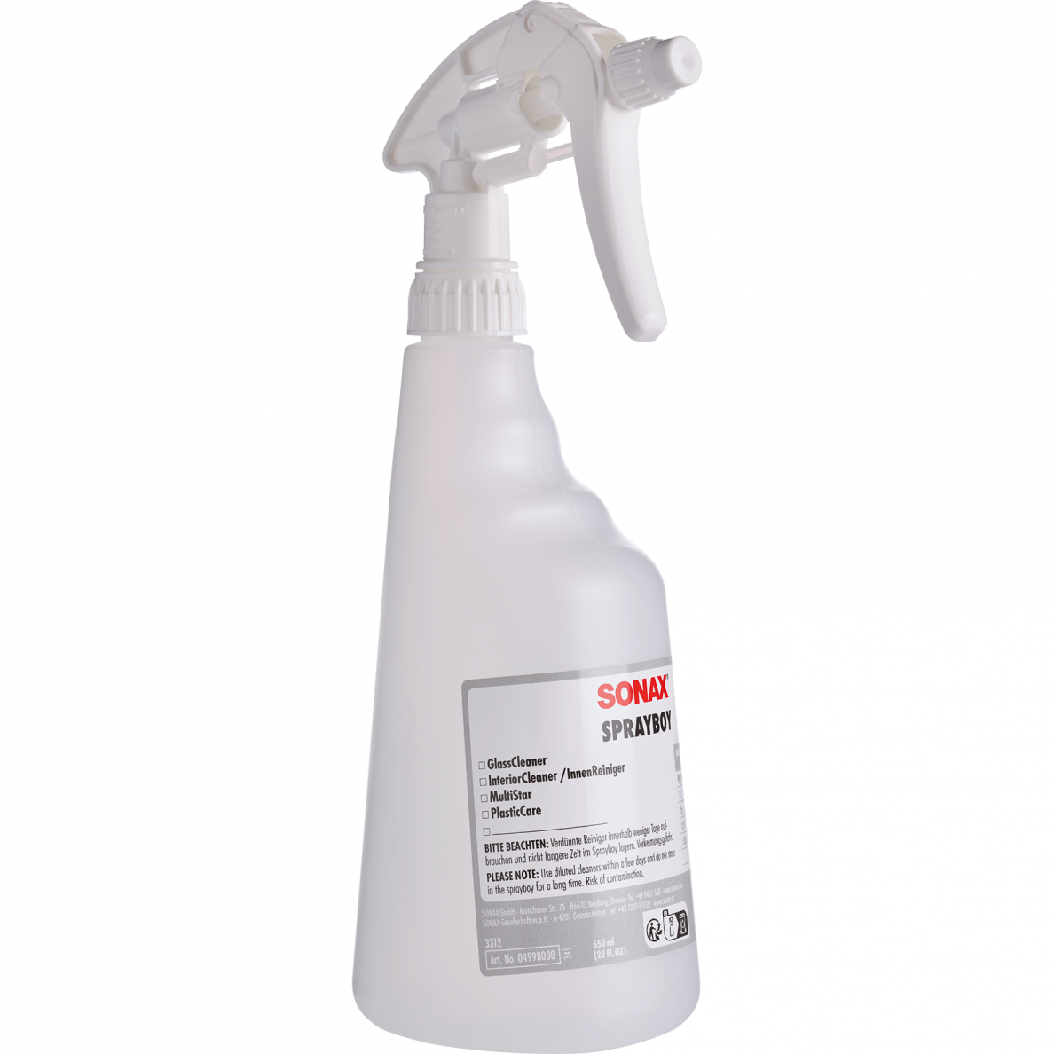 Profile sprayer, SONAX 650 ml Profile sprayer, SONAX 650 ml