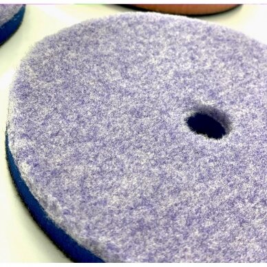 Purple Wool poliravimo padas 165 mm (6.5') Violetinis/ Mėlynas 1