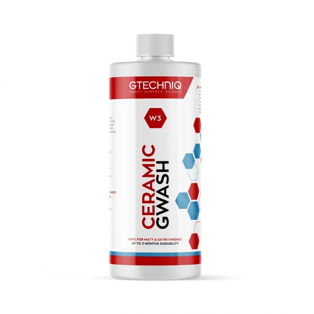 Šampūnas automobiliui plauti GWash Ceramic W3 Gtechniq 500ml Šampūnas automobiliui plauti GWash Ceramic W3 Gtechniq 500ml