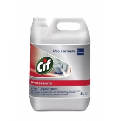 Sanitarinis valiklis CIF PROFESSIONAL 2IN1, 5L Sanitarinis valiklis CIF PROFESSIONAL 2IN1, 5L