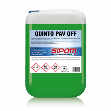 Šarminis grindų ploviklis QUINTO PAV OFF SIPOM 10 kg Šarminis grindų ploviklis QUINTO PAV OFF SIPOM 10 kg