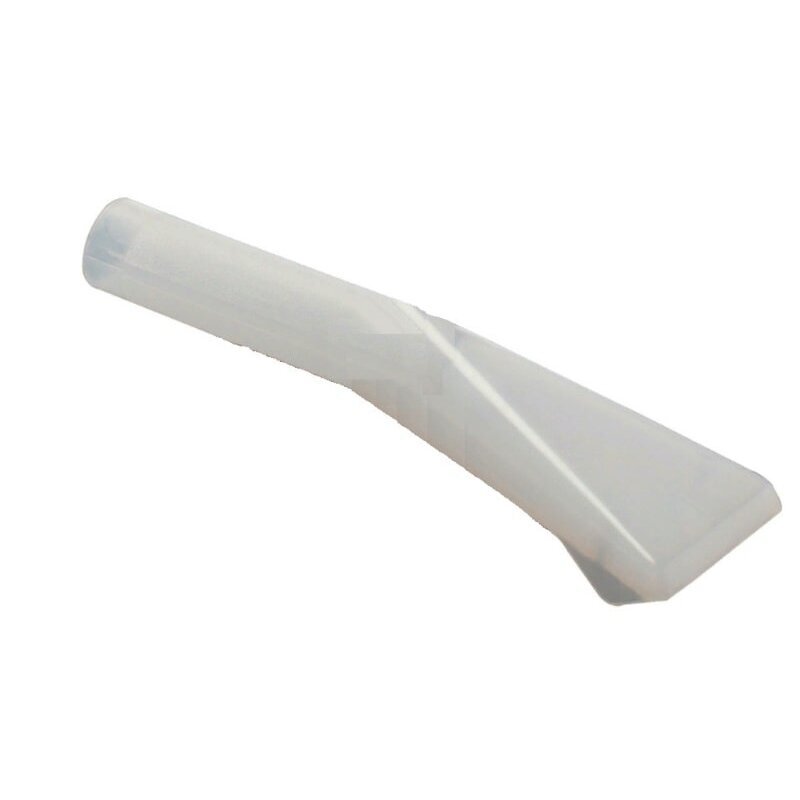 Transparent suction nozzle for wet vacuuming