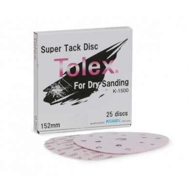 Šlifavimo diskas KOVAX TOLEX Ø 152 mm K1500 Šlifavimo diskas KOVAX TOLEX Ø 152 mm K1500