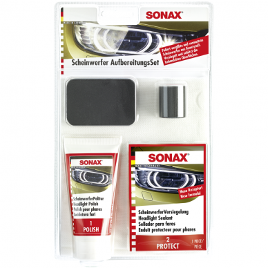 SONAX žibintų poliravimo rinkinys
