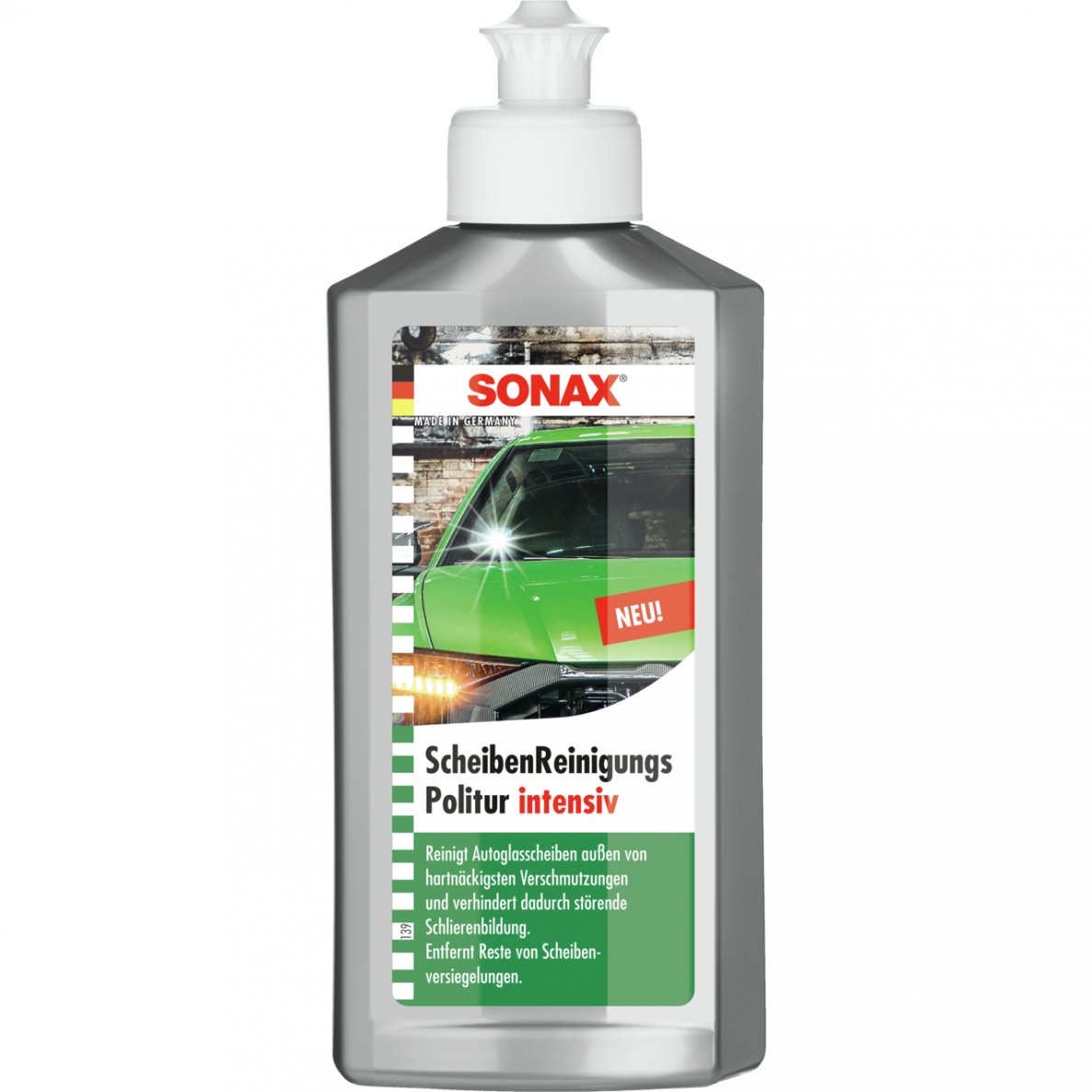 Stiklo poliravimo, valymo pasta, 250ml SONAX Stiklo poliravimo, valymo pasta, 250ml SONAX