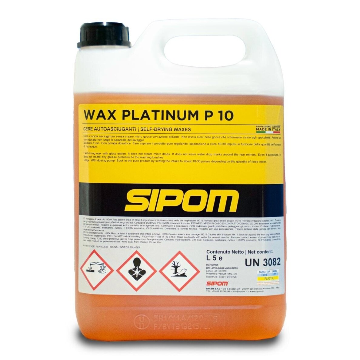 WAX PLATINUM P 10 SIPOM 5kg