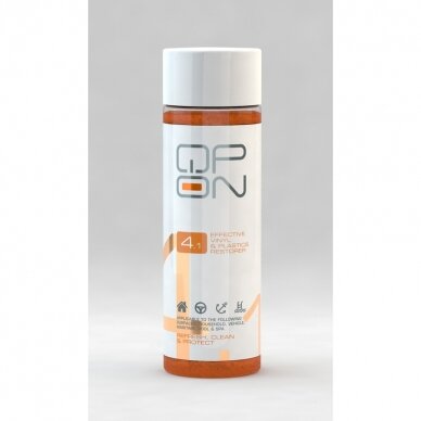 4.1 Vinyl & Plastic cleaner and UV coating QP-ON 250ml 4.1 Vinyl & Plastic cleaner and UV coating QP-ON 250ml