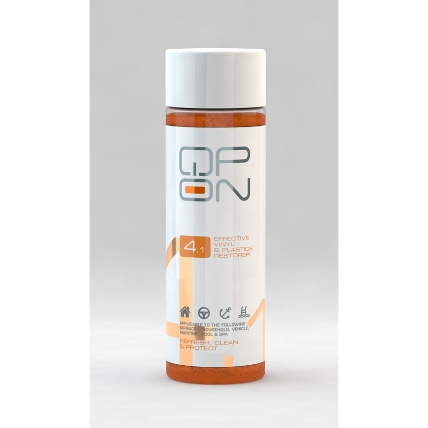 4.1 Vinyl & Plastic cleaner and UV coating QP-ON 250ml 4.1 Vinyl & Plastic cleaner and UV coating QP-ON 250ml