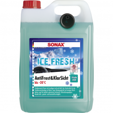 Žieminis langų apiplovimo skystis paruoštas naudojimui "Ice Fresh"C-20°C SONAX 5l