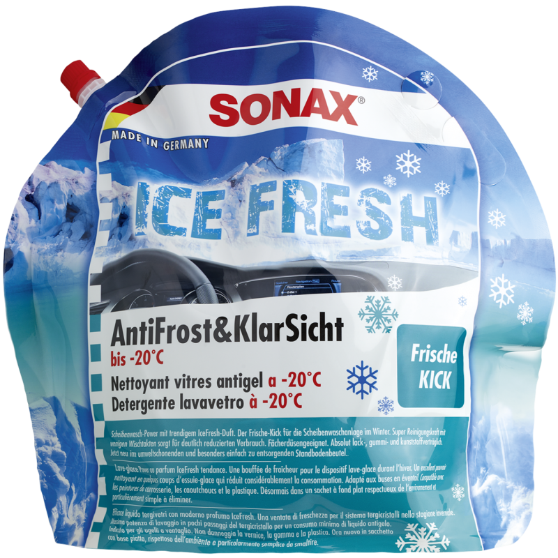 Ice fresh Winter screenwash Sonax 3 l, Žiemos prekės
